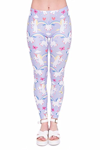 Unicorn Women's Yoga Leggings | Sizes 8 -12 | Lilac