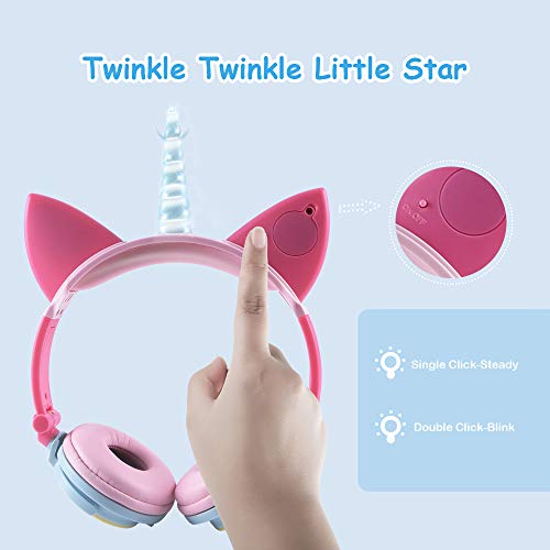 Unicorn Kids Headphones | Wireless | Volume Limited | For Girls