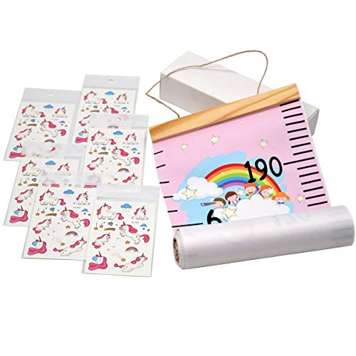 Pink Unicorn Wall Height Chart
