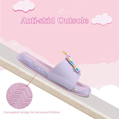 Unicorn & Rainbow Sliders Girls | Anti-Slip