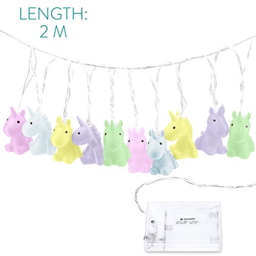 Navaris LED Unicorn Fairy Lights | String of Lights | Chain Of Lights | Children's