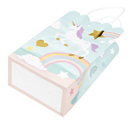 24-Pack Rainbow Unicorn Party Favour Bags Paper Gift Bag