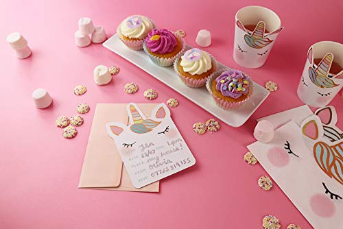 Unicorn Cupcake Cases - Pack of 30 (Pastel Colours)