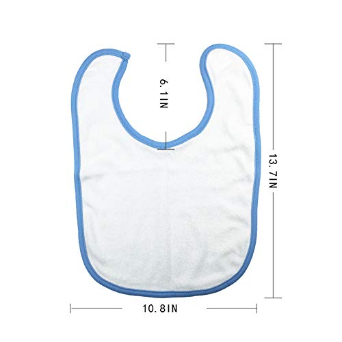 Grandma Loves Me Unicorn Girls Baby Dribble Bib
