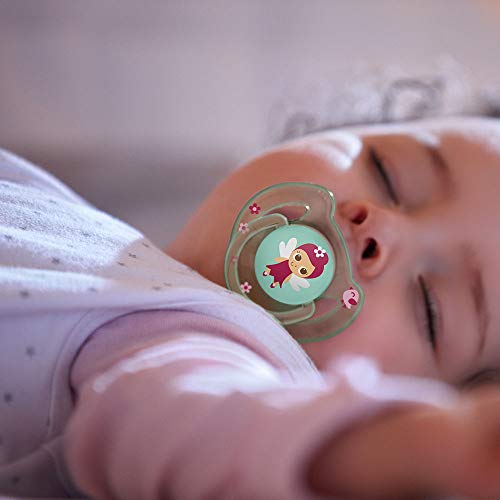 Philips Avent Classic, Fairy and a Unicorn Design, 6-18 Months,  Pack of 2 Dummies