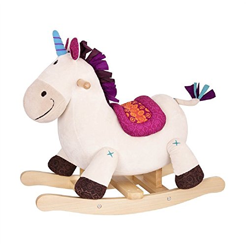 Dilly Dally Wooden Rocking Unicorn – Rodeo Rocker –Toddlers And Babies ...