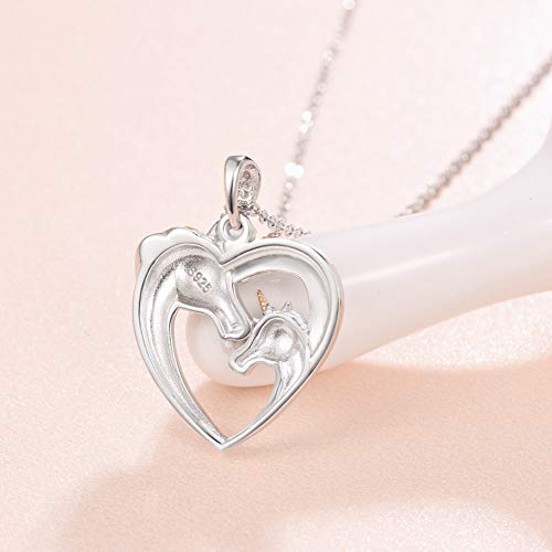 925 Sterling Silver Necklace | Unicorn Design