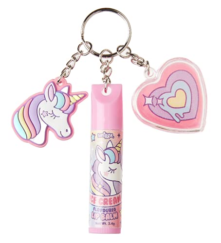 Smiggle Lip Balm Keyring Duo (Bubblegum & Ice-Cream)