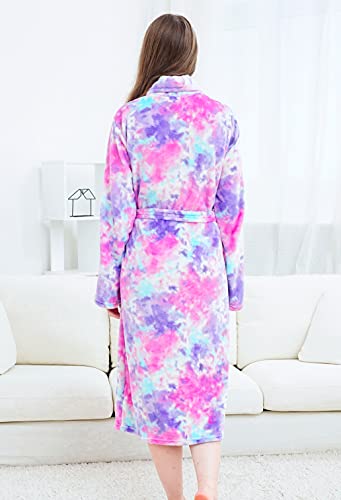Pastel Unicorn Dressing Gown | Pink & Purple