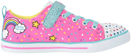 Pink unicorn Skechers plimsoles 