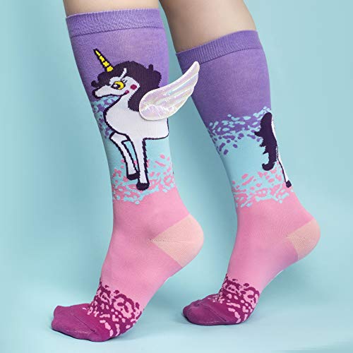 Unicorn Socks With Wings For Girls