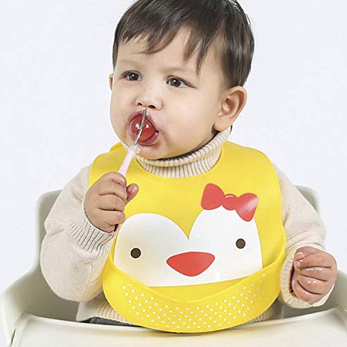 2 Pack Unicorn Chick Silicone Food Catcher Bibs