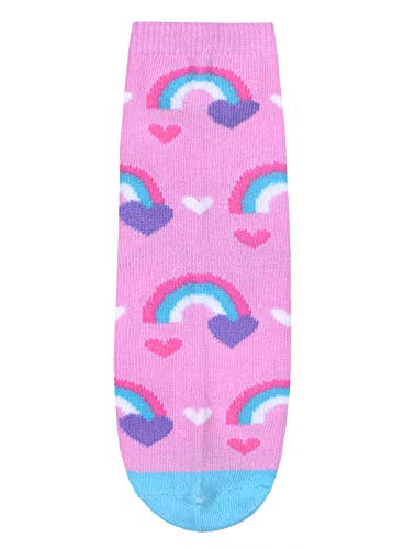 Girls Unicorn Socks | 3 Pairs | Kids Ankle Socks | Sizes 6-8.5 9-12 12-3.5 Grey UK 6-8.5
