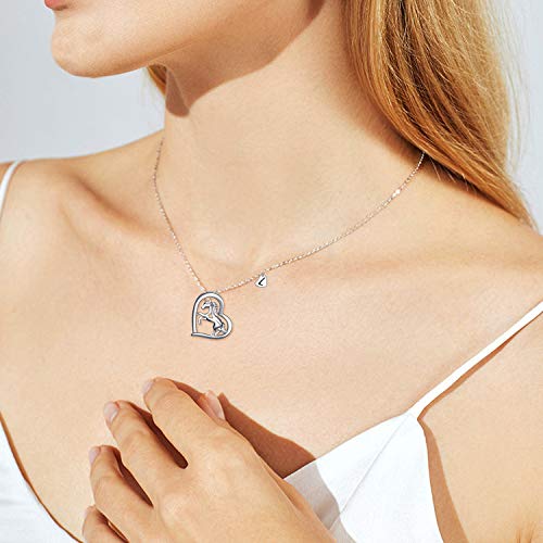 Mothers Day Gift | Unicorn Heart Necklace