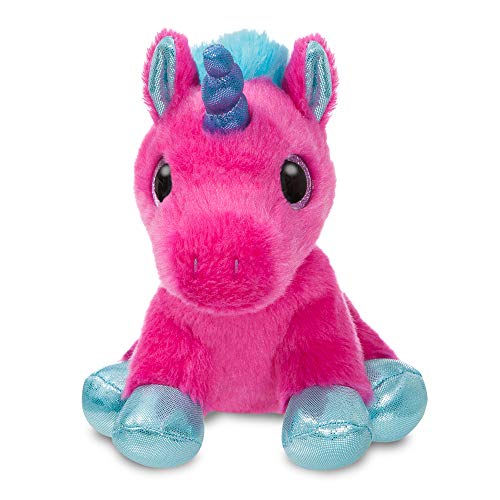 Cute Hot Pink Unicorn Soft Toy | 7 Inch 