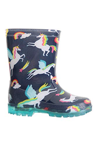 Mountain Warehouse | Children's Unicorn Wellington Boots | Light Up Soles