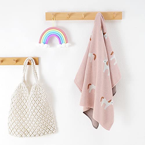 Pink Unicorn Baby Blanket 