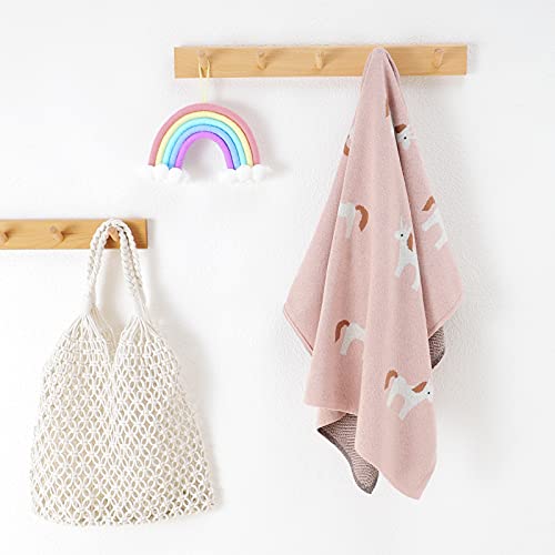 Pink Unicorn Baby Blanket