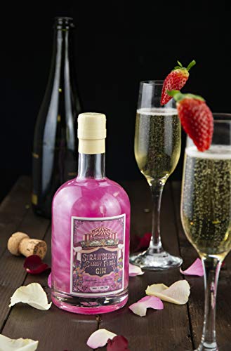 The Handmade Gin Company | Premium Strawberry Candy Floss Craft Gin | 50cl | Gift