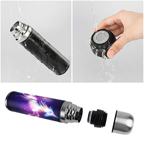 Galaxy Unicorn Flask Purple