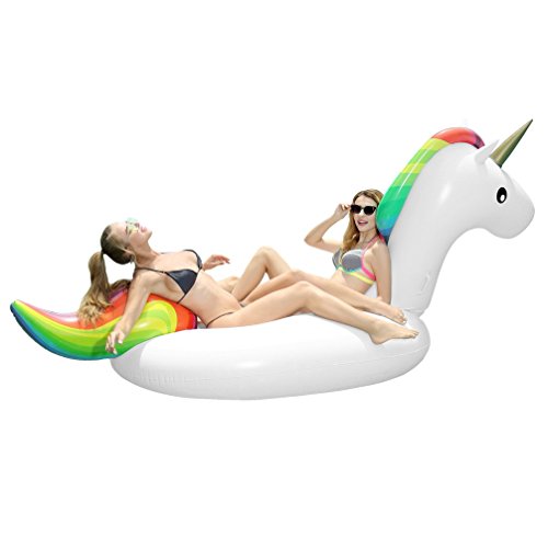 large unicorn inflatable for swimming pool