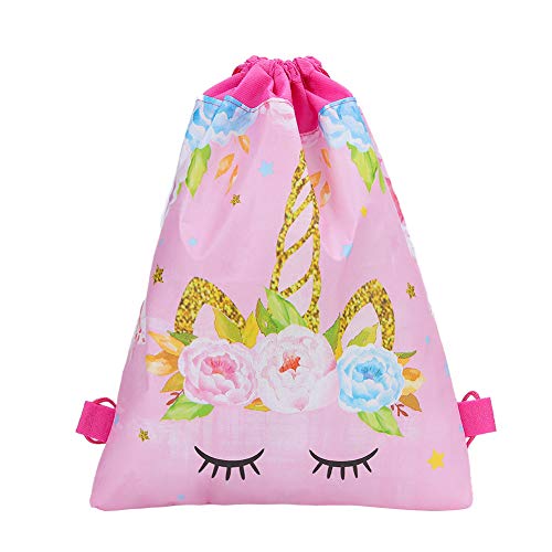 Unicorn Pink Floral Party Bags 
