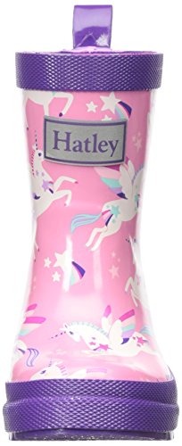 Hatley Girls’ Wellington Boots, Pink Flying Unicorns