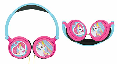 Pink & Blue Unicorn Headphones 