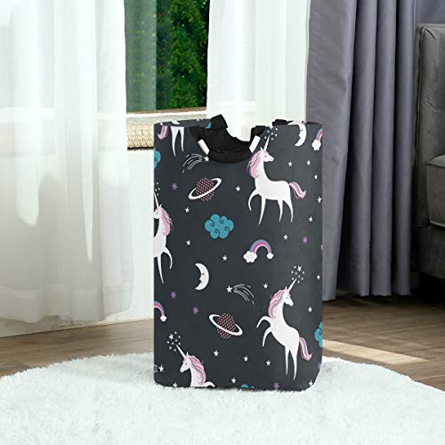 Unicorn Space Themed Toy Storage Bag 