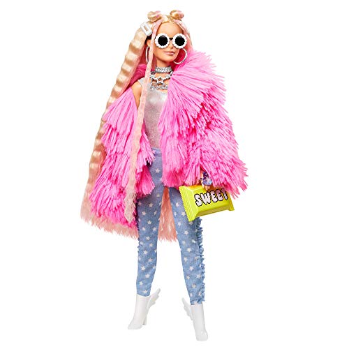 Barbie Doll With Unicorn Pig Toy 