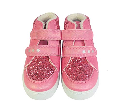 Pink Unicorn Glittery High Top Trainers