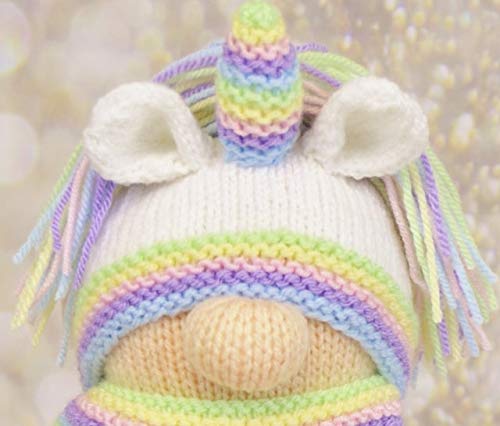 Knitted Unicorn Gnome | Knitting Pattern