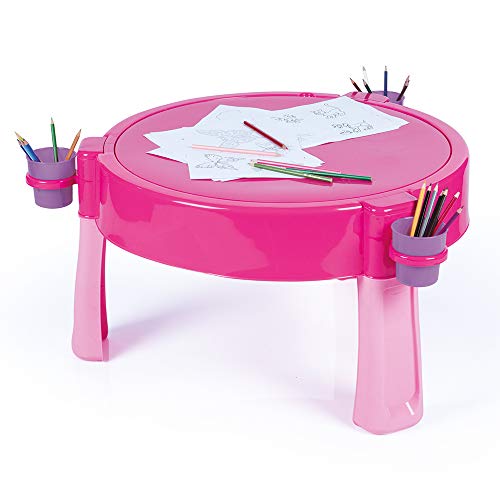 Pink & Purple Drawing Table Unicorn Design 