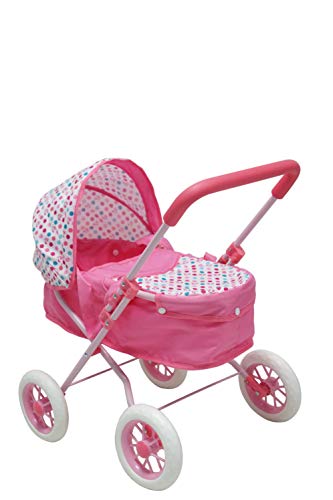 Unicorn 2 In 1 Dolls Pram | Stroller & Carry Cot | Kookamunga Kids