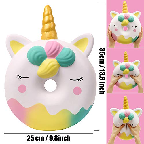 Kawaii Scented Unicorn Giant Squeeze Squishies | Stress Relief Kids Toy | Gift 