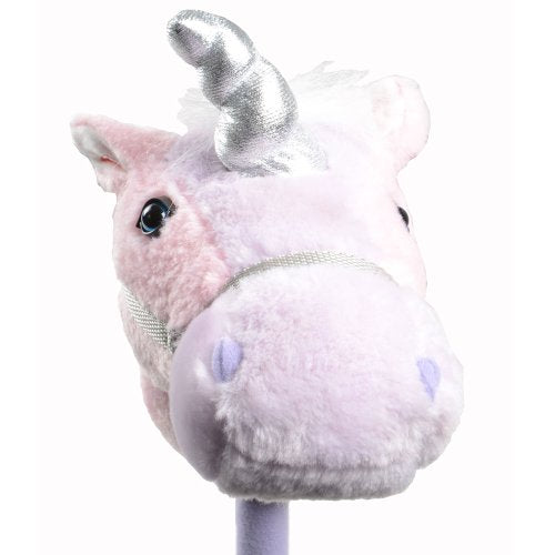 Soft Plush Unicorn Hobby Horse 