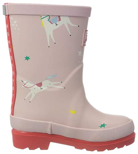 Pink Girls Unicorn Wellington Boots 