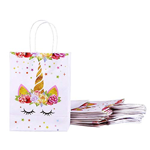 Unicorn Paper Bags For Parties, Baby Showers, Weddings