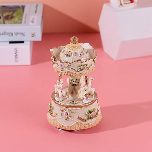 Cute Unicorn Music Box | Floral Unicorn 