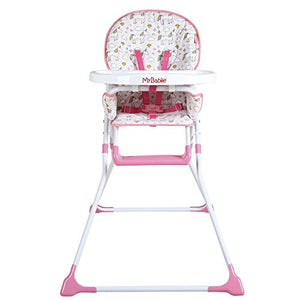 My Babiie Baby unicorn themed rainbow highchair high chair adjustable folds down