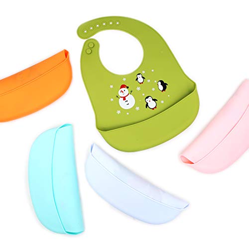 Assorted Design Silicone Baby Bibs | Waterproof | Unicorn Design