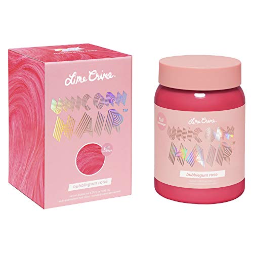 Lime Crime Unicorn Semi-Permanent Hair Color, Bubblegum Rose, 200 ml