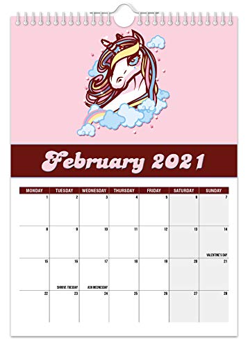 Unicorn 2021 Wall Calendar | Gift Idea | Planner