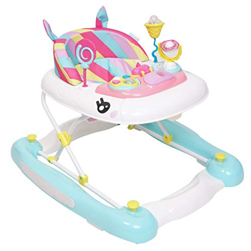 Unicorn 2 In 1 Babies Walker Rocker | Pink Rainbow | MyChild
