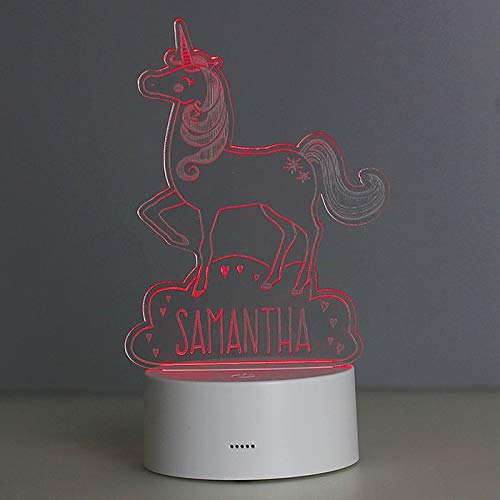 Unicorn Personalised Light Red