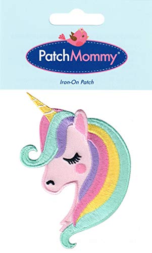 Cute Rainbow Unicorn Iron/ Sew On Patches 