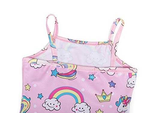 Pretty Pink Girls Unicorn Swimsuit