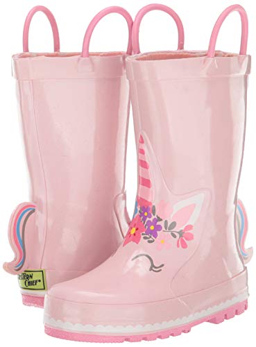 Pastel Pink Unicorn Wellington Boots 
