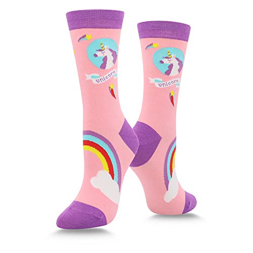 Unicorn & Rainbow Women's Socks 