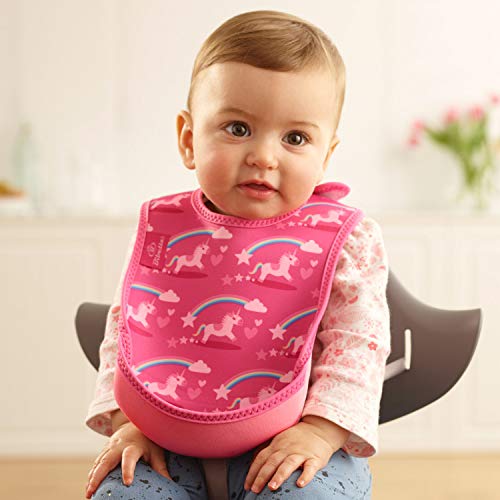 Babies Pink Unicorn Weaning Bib